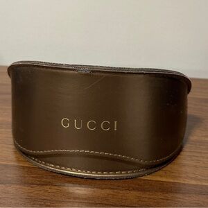 ❌[S O L D]❌ Gucci Sunglasses/glasses case, for large frames, brown/bronze